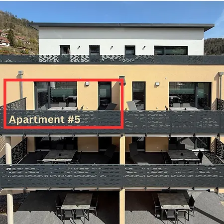 Apartamento #5 jsliving Premium - Balkon mit Aussicht Küche Highspeed WLAN kostenlose Parkplätze Horb am Neckar